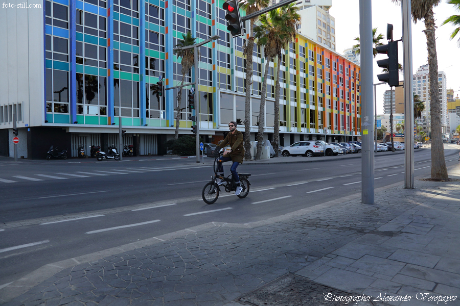 Набережная Тель-Авив велодорожка