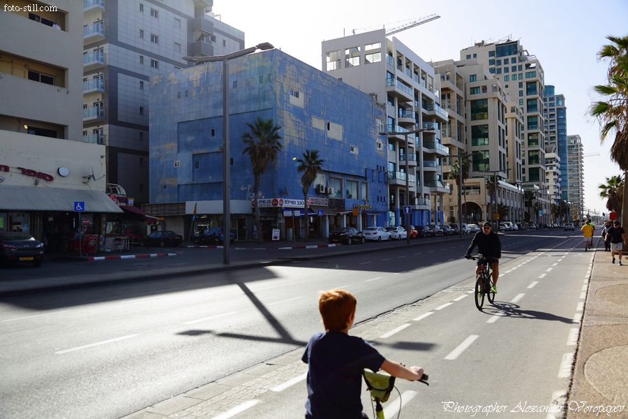 Набережная Тель-Авив велодорожка